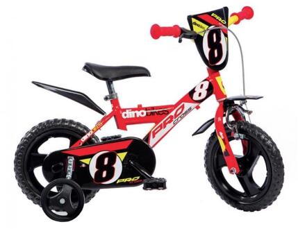 Dino Bikes Kinderfiets Dino Bikes Pro-cross Rood 12 Inch Kinderfiets Dinobikes