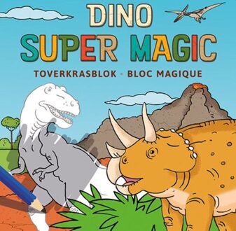 Dino Super Magic Toverkrasblok / Dino Super Magic Bloc Magique - ZNU