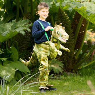 Dinosaurus Carry Me Kostuum - Maat 104 (3-5 jaar)