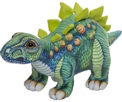 Dinosaurus speelgoed artikelen stegosaurus knuffelbeest gekleurd 30 cm Multi