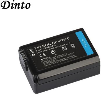 Dinto 1pc 1080mAh NP-FW50 NPFW50 Oplaadbare Li-Ion Digitale Camera Batterij voor Sony NEX-3 5C 5N C3 a33 a35 a55 NP FW50