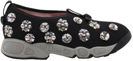 Dior Cotton sneakers Dior , Black , Dames - 35 1/2 EU