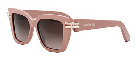 Dior Neutrale zonnebril Ss24 International Fit Dior , Beige , Dames - 52 MM