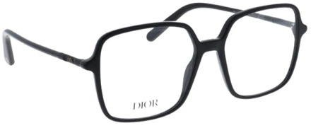 Dior Originele Bril met 3 Jaar Garantie Dior , Black , Dames - 54 MM