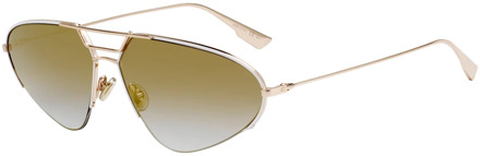 Dior Stellaire 5 Zonnebril Rose Gold/Gold Dior , Yellow , Dames - 62 MM