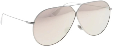 Dior Stijlvolle Stellaire 3 Spiegel Lens Zonnebril Dior , Gray , Dames - 65 MM