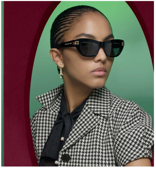 Dior Sunglasses Dior , Black , Dames - 52 MM
