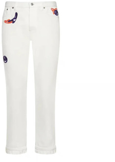 Dior Witte Katoenen Jeans voor Heren Dior , White , Heren - W31,W30,W29,W32