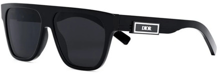 Dior Zwarte zonnebril met glanzende afwerking Dior , Black , Dames - 57 MM