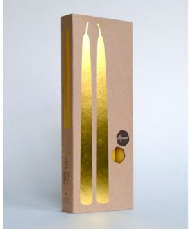 Dipam Bijenwas Dinerkaars in geschenkverpakking Ø2,2 x 25cm - 4 kaarsen