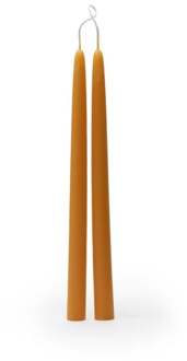 Dipam bijenwas dompelkaarsen ø 1,5 cm 20 cm - 2 kaarsen