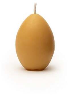 Dipam Bijenwas ei kaars 4,5 x 6,5 cm - 1 kaars