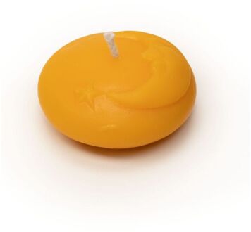 Dipam Bijenwas halve maan kaars - 1 kaars