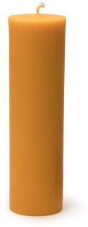 Dipam Bijenwas Stompkaars met structuur Ø7,8 x 27 cm - 1 kaars