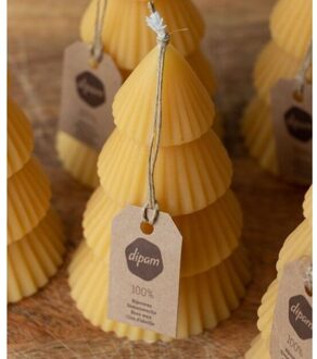 Dipam Bijenwaskaars in vorm Kerstboom - 1 kaars