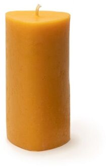 Dipam Driehoekige stompkaars van bijenwas Ø9 x 17 cm - 1 kaars