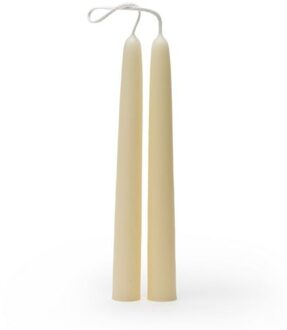 Dipam Gebleekte bijenwas dompelkaarsen ø 2,2 cm 30 cm - 2 kaarsen