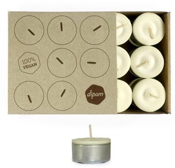 Dipam Vegan theelichtjes - 18 kaarsen