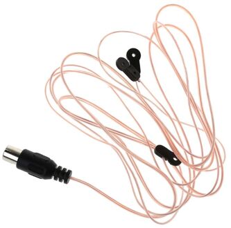 Dipool Radio Antenne Antenne FM Signaal Ontvanger Mannelijke Connector TV Adapter Tuner Kaart Versterker Thuis Indoor