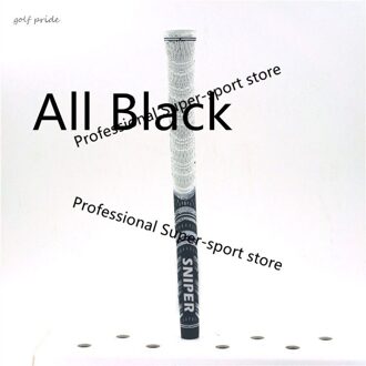 Directe Classic Whiteout Golf Grips Standaard Golfclubs Grips Rubber Katoen 13 Stks/partij 50G +-3 zwart