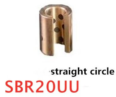 Directe Verkoop Koper Mouw/Rechte Ronde/Koper Mouw Stofdicht/Druk Plaat/Stofdicht Slider Lager SBR20 Blauw