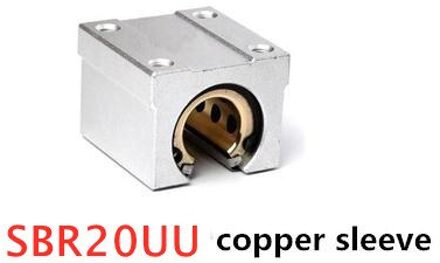 Directe Verkoop Koper Mouw/Rechte Ronde/Koper Mouw Stofdicht/Druk Plaat/Stofdicht Slider Lager SBR20 Goud