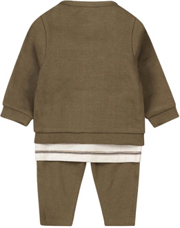 Dirkje 3-delige babyset Verkleurd green Groen - 56