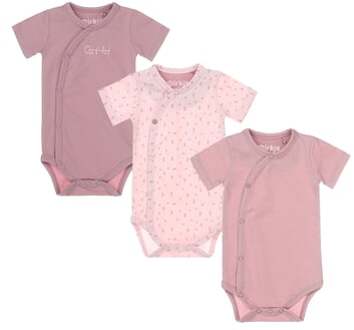 Dirkje Baby Meisjes 3 Pack Rompertje - Maat 44