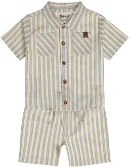 Dirkje jongens overhemd Ecru - 104