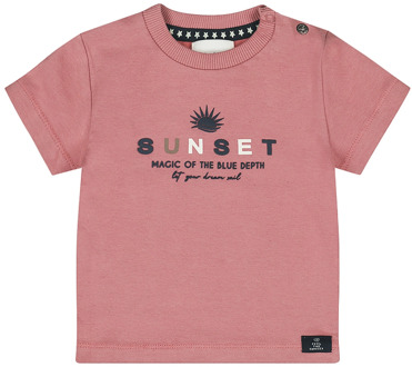 Dirkje jongens t-shirt Oud rose - 98