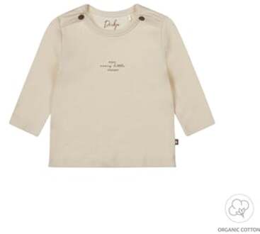 Dirkje Offwhite shirt met lange mouwen Wit - 62