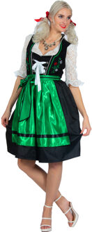 Dirndl Jurk Eefje Groen Premium Groen, Zwart, Wit - Transparant