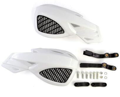 Dirt Bike Motorcycle 7/8 ''22mm Stuur Rem Hand Guard Voor Yamaha Tricker Dt Tw Pw Rt 50 80 85 90 100 125 225 230 250 426 wit