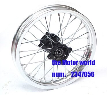 Dirt Bike Pit Bike Rear 14 Inch Velgen 14 "1.85X14 Voor Kleine Off Road Motorcross Crf Achter wielen Onderdelen Dirt Pit Bike Wiel wit achterkant