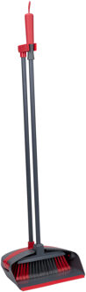 Dirt Devil Stoffer met lange steel en blik - 92 cm - kunststof - Stoffer en blik Grijs