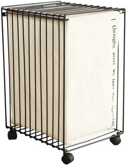 Dirty clothes storage basket hamper ins Nordic wrought iron with wheels laundry storage storage baskets dirty clothes
