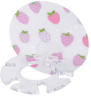 Disc Multi-Card Slot Plastic Tandenborstelhouder Tandpasta Opslag Hanger Multi-Functionele Badkamer Storage Rack Holder aardbei