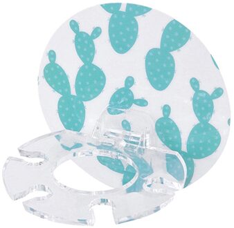 Disc Multi-Card Slot Plastic Tandenborstelhouder Tandpasta Opslag Hanger Multi-Functionele Badkamer Storage Rack Holder cactus