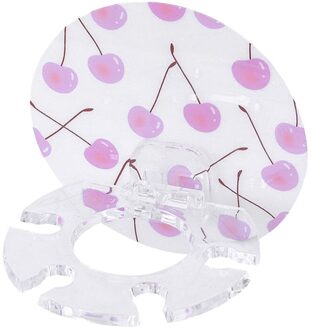 Disc Multi-Card Slot Plastic Tandenborstelhouder Tandpasta Opslag Hanger Multi-Functionele Badkamer Storage Rack Holder kers