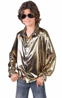 Disco blouse goud kind Goud - Brons