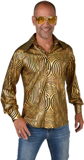 Disco Blouse Holografisch Goud/Zwart Groen, Zwart