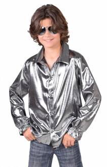 Disco blouse zilver kind Zilver - Grijs