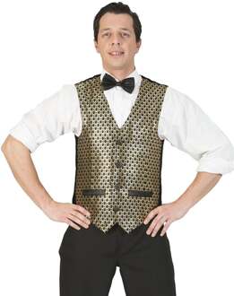 Disco Gilet Heren Goud/Zwart Goud - Brons