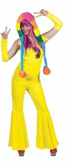 Disco Jumpsuit neon geel Geel - Beige - Creme