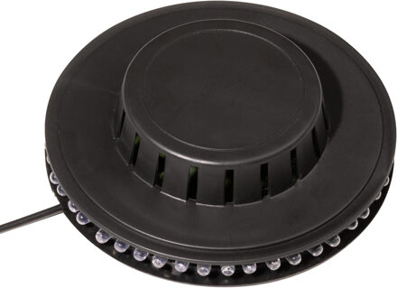 Disco lamp/licht - D13 x H3,5 - 48 LED lichten - 360 graden