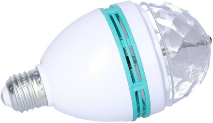 Disco lamp/licht - E27 fitting - roterend - 30 kleureffecten