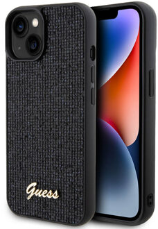 Disco Script Backcover voor de iPhone 15 - Zwart