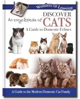 Discover An Encyclopedia Of Cats - Wonders Of Learning Padded Foil Book