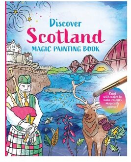 Discover Scotland: Magic Painting Book