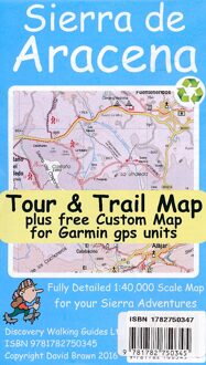 Discovery Walking Guides Ltd. Wandelkaart Sierra de Aracena Tour & Trail Map 1:40.000 (2016)